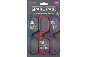 ΓΥΑΛΙΑ ΔΙΑΒΑΣΜΑΤΟΣ IF SPAIR PAIR 40409 +2.5 ΣΕΤ/3τεμ